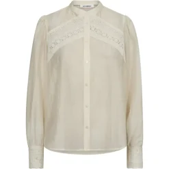 CO' COUTURE Barret Anglaise Shirt Off White
