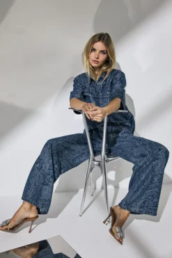 CO' COUTURE Dean Denim Shirt Denim Blue