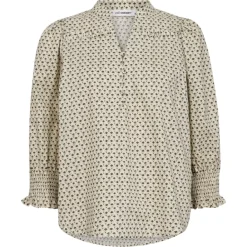 CO' COUTURE Elsy Frill Blouse Bone