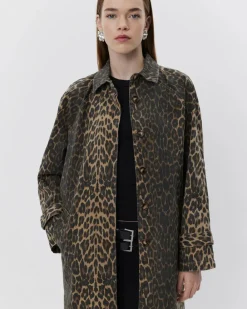 CO' COUTURE Francis Crop Cape Jacket Khaki