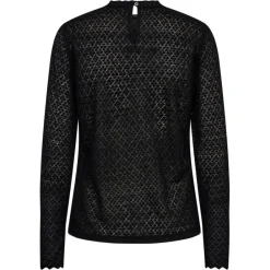 CO' COUTURE Narnia Lace Blouse Black