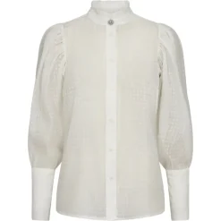CO' COUTURE Orion Organza Puff Shirt White