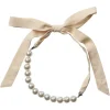 CO' COUTURE Pearl Choker Necklace Bone