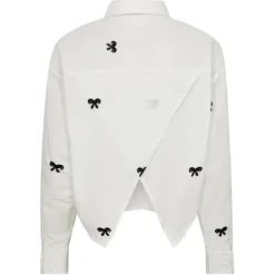 CO' COUTURE Ria Ribbon Shirt White
