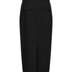 CO' COUTURE Vola Floor Pencil Skirt Black