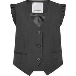 CO'COUTURE Liane Frill Tailor Vest Dark Grey