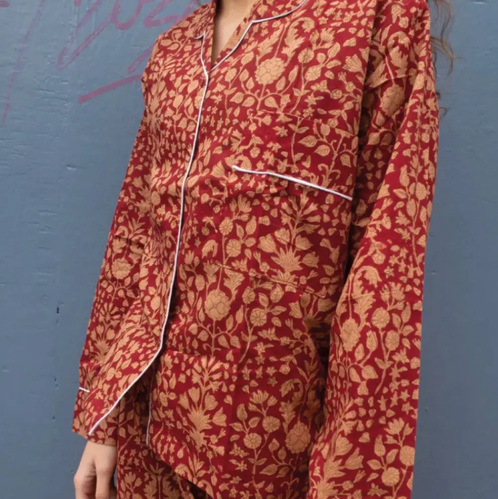 CRAFT SISTERS Pyjamas Ruby Red