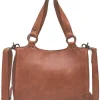 DEPECHE 16218 Skuldertaske Vintage Cognac