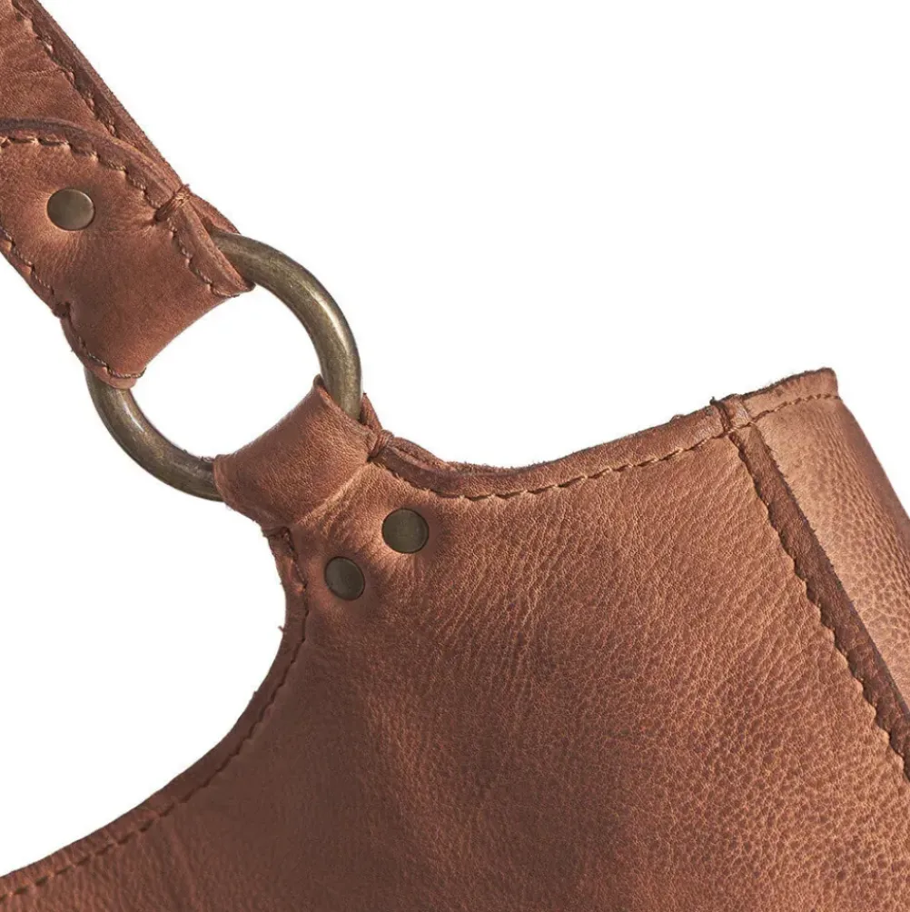 DEPECHE 16218 Skuldertaske Vintage Cognac
