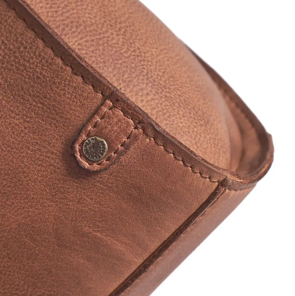 DEPECHE 16218 Skuldertaske Vintage Cognac