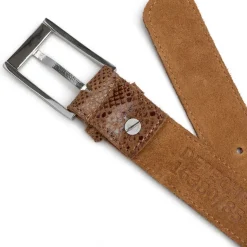 DEPECHE Belt 85 cm Camel Snake