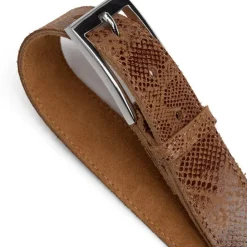 DEPECHE Belt 95 cm Camel Snake