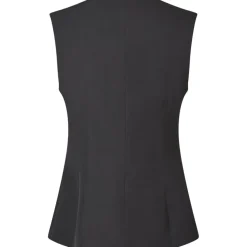 DEPECHE Kimmi Vest Dark Chocolate