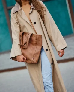DEPECHE Shopper Chestnut