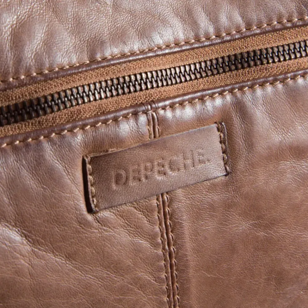 DEPECHE Shopper Chestnut