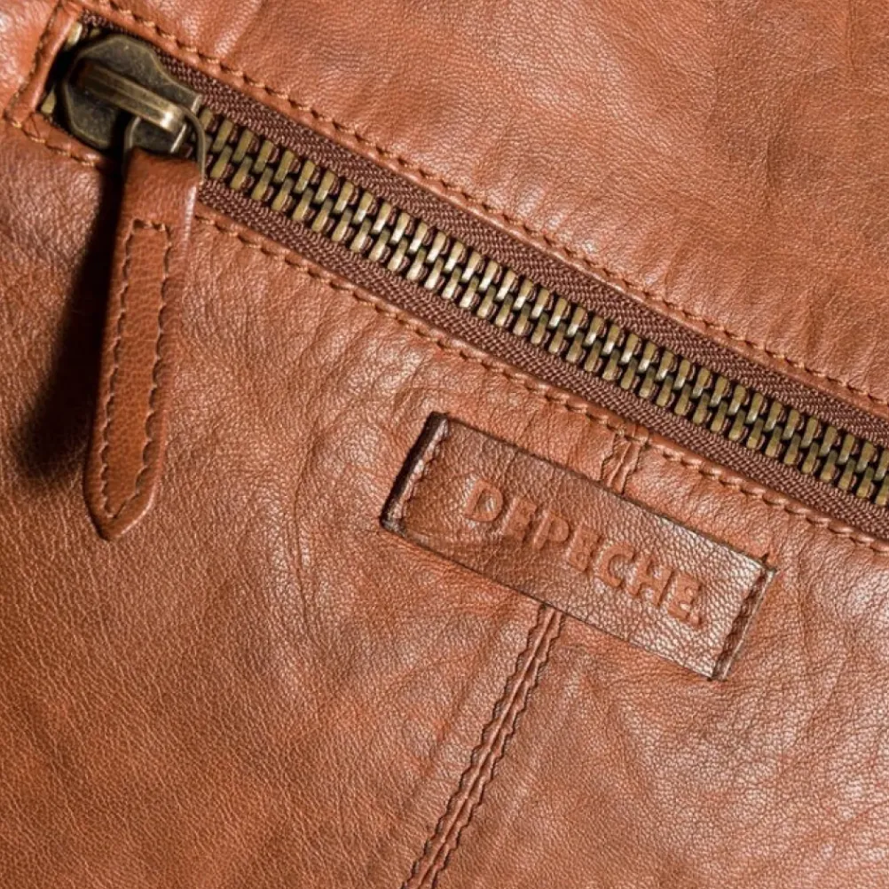 DEPECHE Shopper Cognac