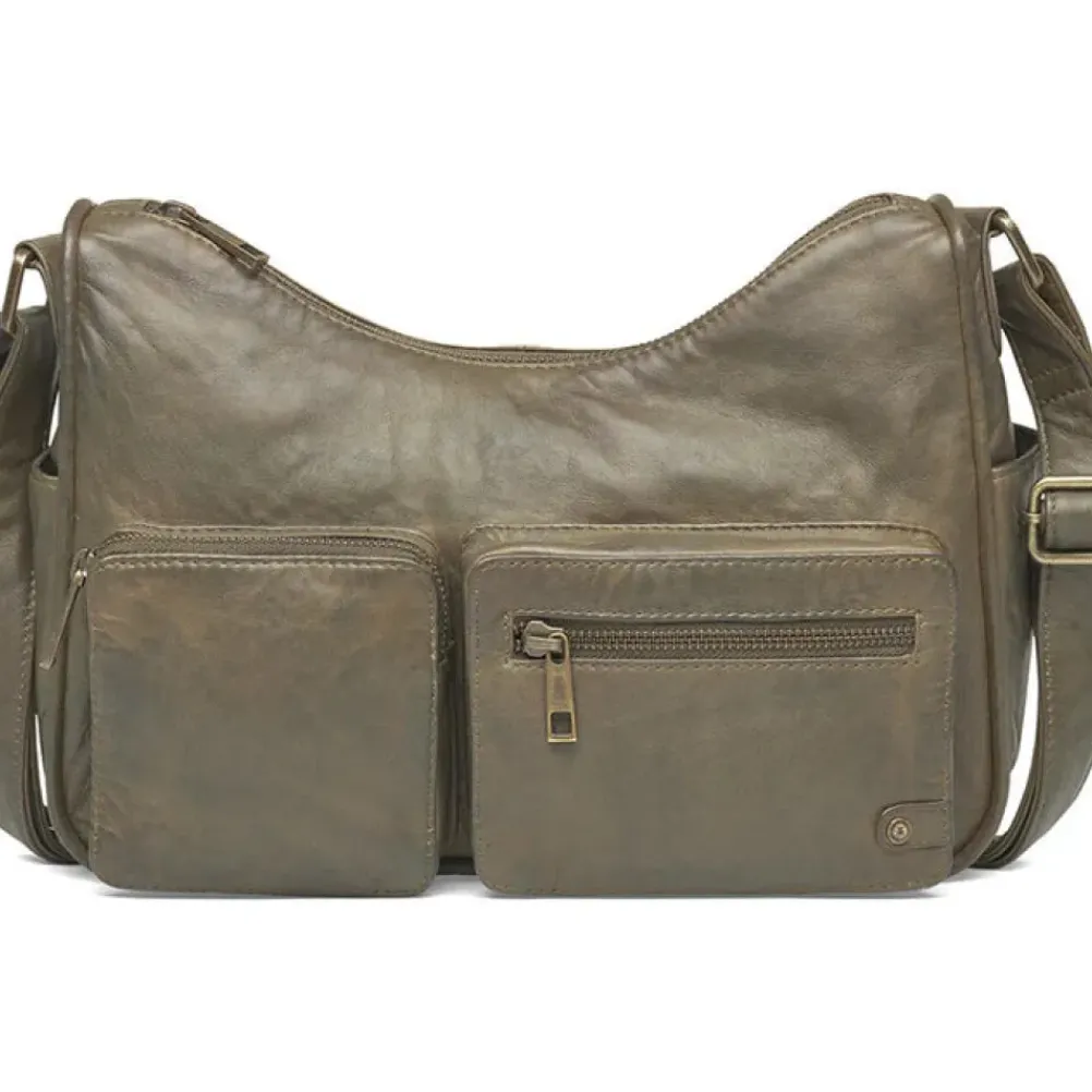 DEPECHE Shoulderbag 16278 Army Green