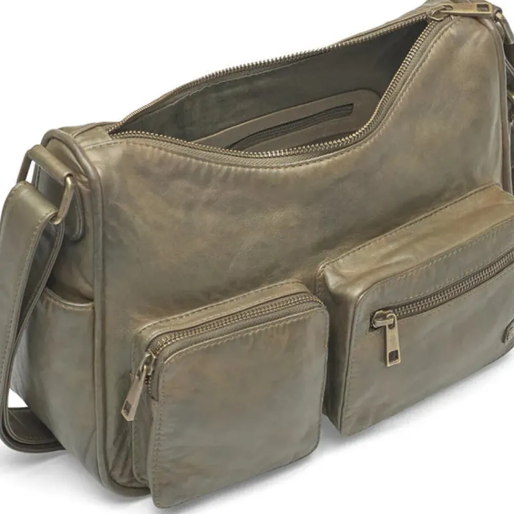 DEPECHE Shoulderbag 16278 Army Green