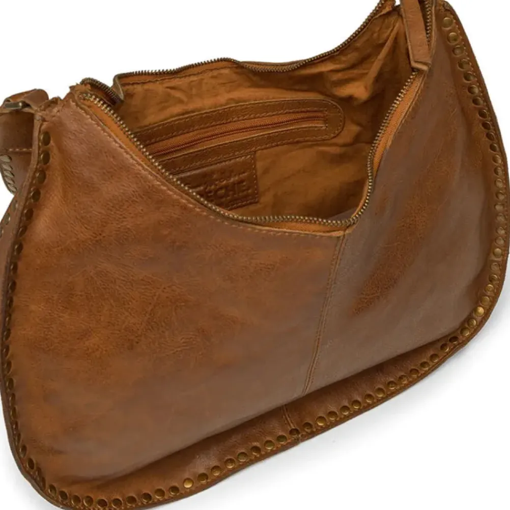 DEPECHE Shoulderbag 15968 Vintage Cognac