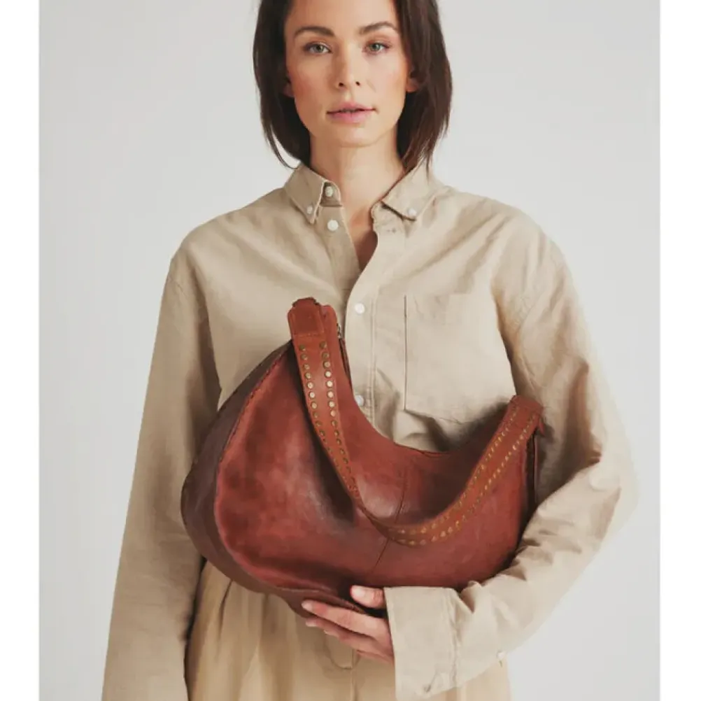 DEPECHE Shoulderbag 15968 Vintage Cognac