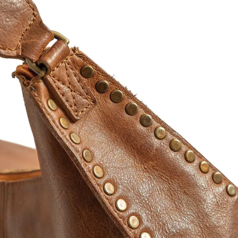 DEPECHE Shoulderbag 15968 Vintage Cognac