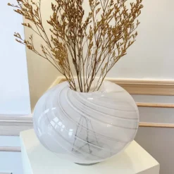 Eden Twirl Vase Large White