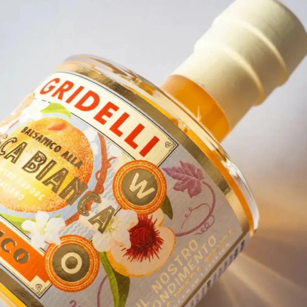 GRIDELLI Aceto Balsamico Al Pesca Bianca 250 ml