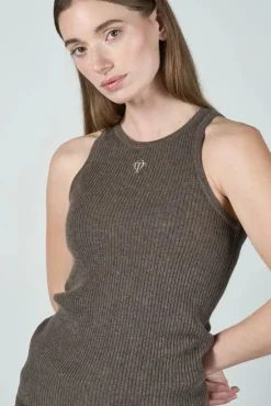HAUTE L'AMITIÉ Neckline Logo Tee Off-White