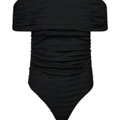 HAUTE L'AMITIE Lace Football Tee Pearl