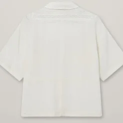 HEYANNO Archive Lace Shirt Ecru