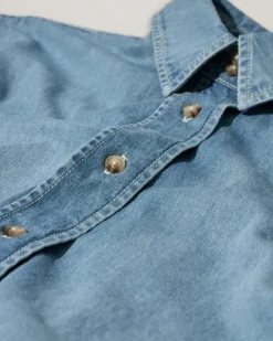 HEYANNO Everlasting Denim Shirt Light Blue