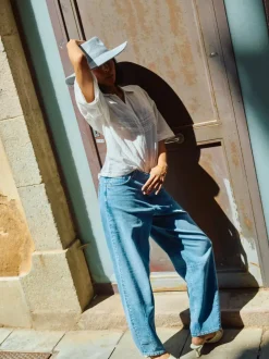 HEYANNO Good Ride Jeans Light Blue