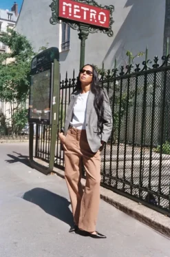 HEYANNO Rock Terry Blazer Grey Melange