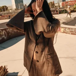 HEYANNO Wonder Drape Blazer Bungee Cord