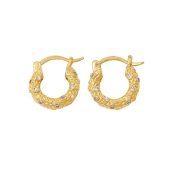 HULTQUIST COPENHAGEN Celeste White Hoops