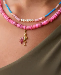 HULTQUIST COPENHAGEN Pink Flamingo Halskæde