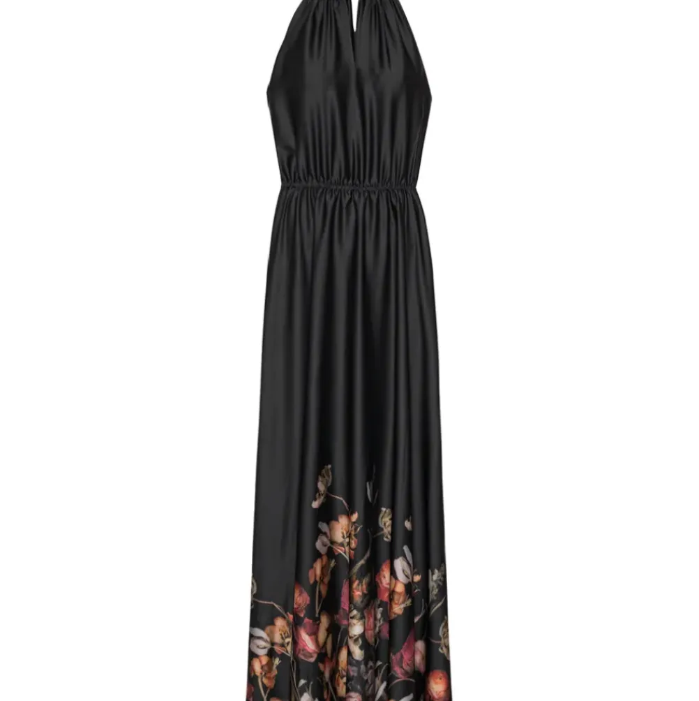 KARMAMIA Ava Maxi Dress Black Blossom