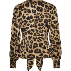 KARMAMIA Blair Blouse Hammered Leopard