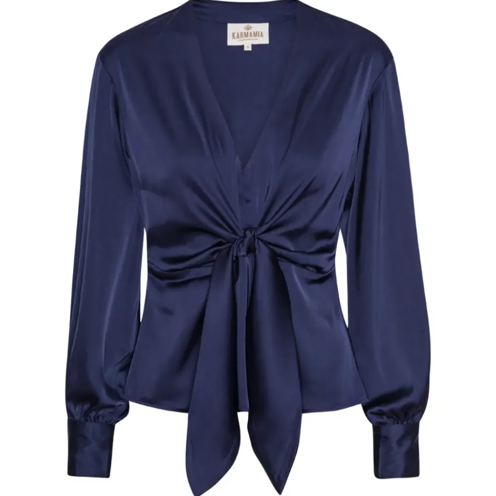KARMAMIA Blair Blouse Semi Rich Navy