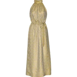 KARMAMIA Layla Dress Gold Leo Silk