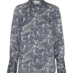 KARMAMIA Zoe Shirt Sapphire Paisley