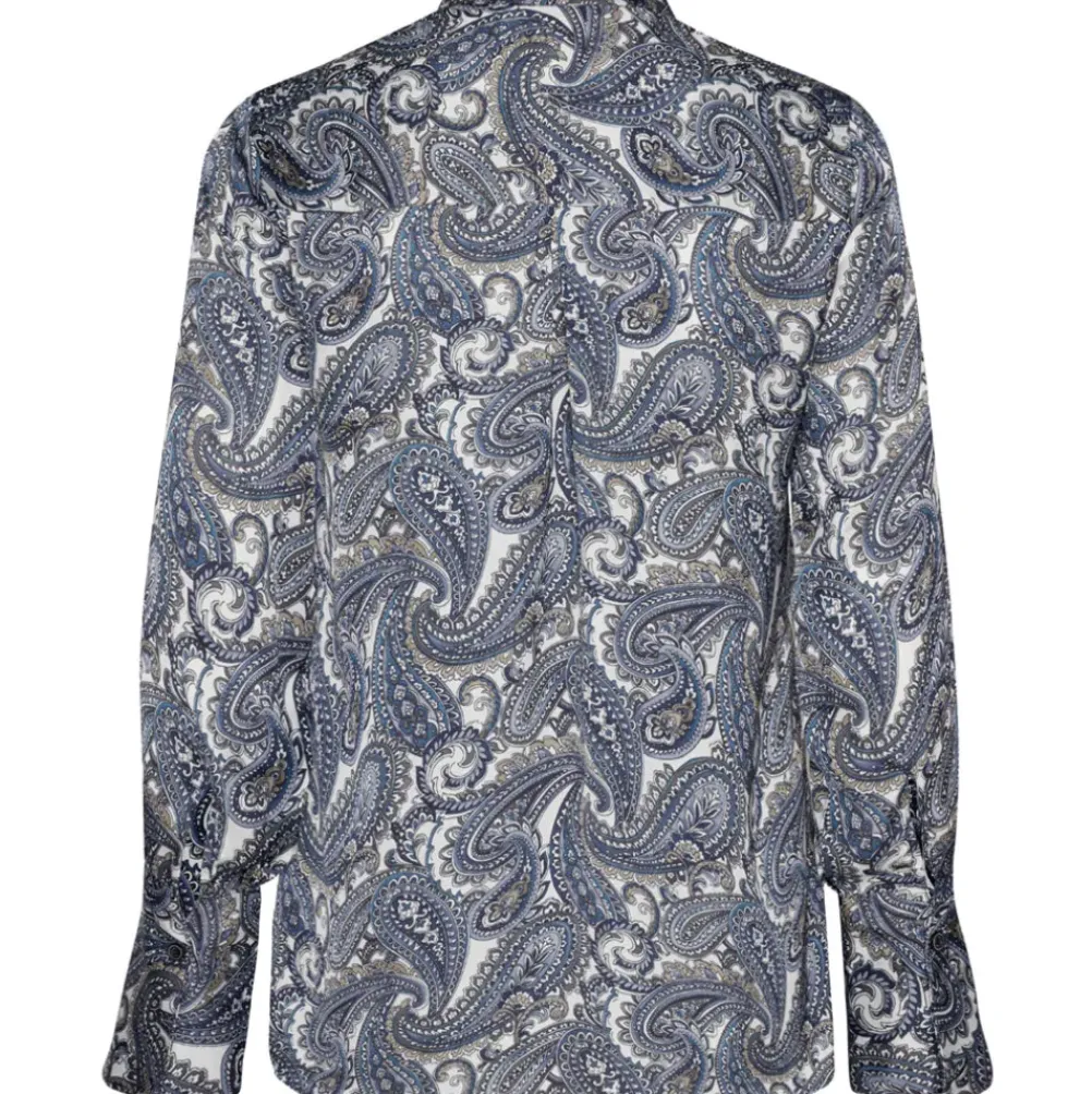 KARMAMIA Zoe Shirt Sapphire Paisley