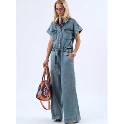 LOLLYS LAUNDRY Mathilde Jumpsuit Blue