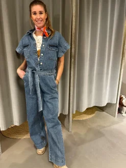 LOLLYS LAUNDRY Mathilde Jumpsuit Blue