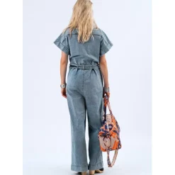 LOLLYS LAUNDRY Mathilde Jumpsuit Blue