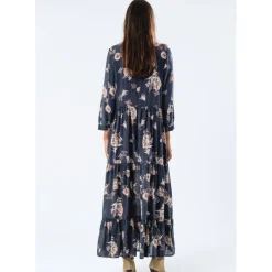 LOLLYS LAUNDRY Neel Maxi Dress Dark Blue