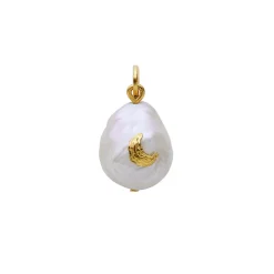 MAANESTEN Claude Pendant (guld/sølv)