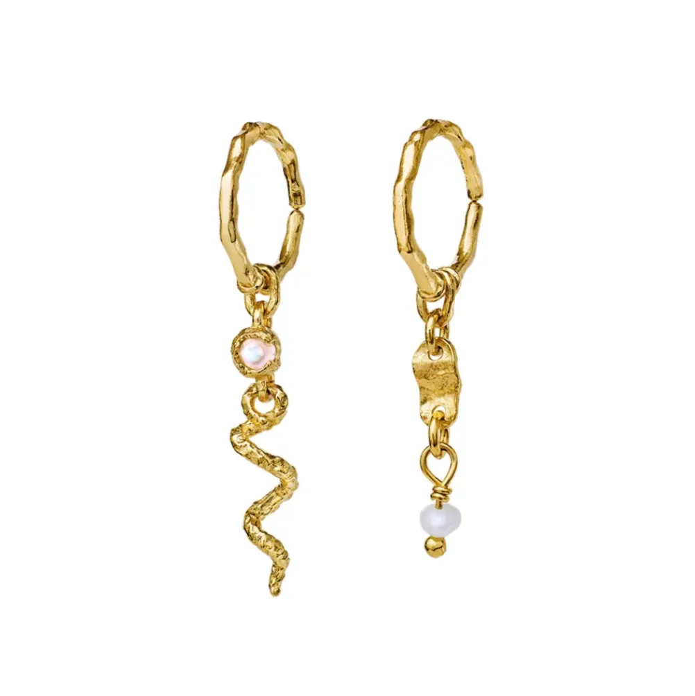 MAANESTEN Evelyn Earring (guld/sølv)