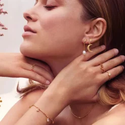 MAANESTEN Nyla Earrings (guld/sølv)
