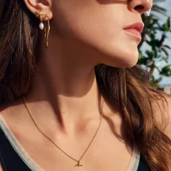 MAANESTEN Tide Necklace (guld/sølv)